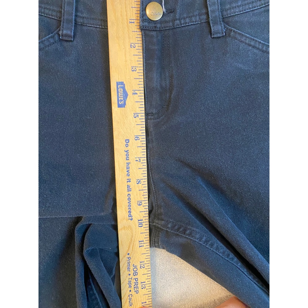 Cabela's Cargo Pants Women 8 Straight Leg Black Side Pocket EUC - Picture 6 of 8
